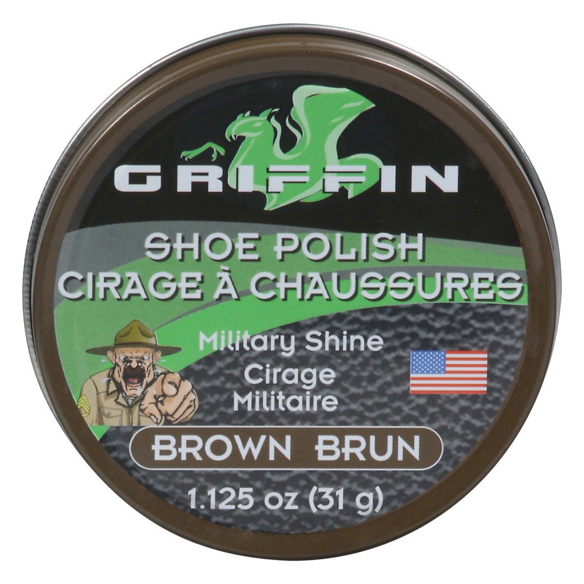 slide 3 of 10, Griffin Bros. Military Shine Brown Shoe Shine - 1.125 Oz, 1.13 oz