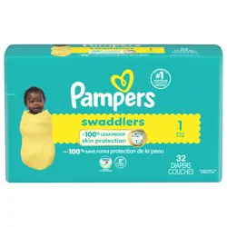 Pampers Swaddlers Newborn Diaper Size 1 32 Count