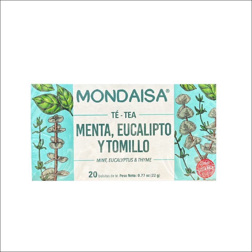 slide 1 of 1, Mondaisa Mint Eucalyptus & Thyme Tea, 0.77 oz