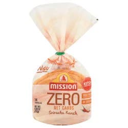 Mission Zero Net Carbs Sriracha Ranch Tortillas 14 ea