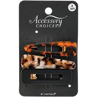 slide 1 of 1, Accessory Choices Bobbies With Solid Marble, 3 ct