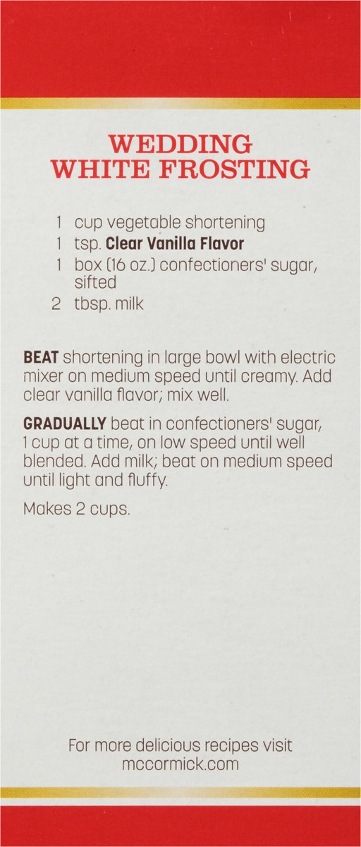 slide 3 of 11, Mccormick Clear Vanilla Flavor Extract, 2 fl oz