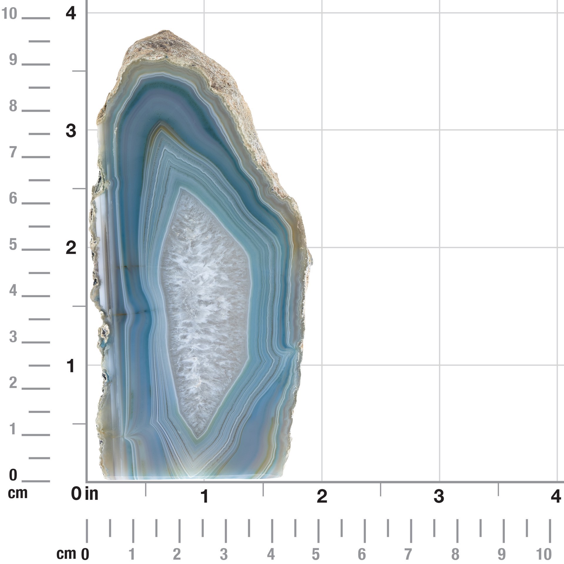 slide 2 of 3, Teal Half Agate By Ashland, 2.5 in x 3.25 in x 1.5 in