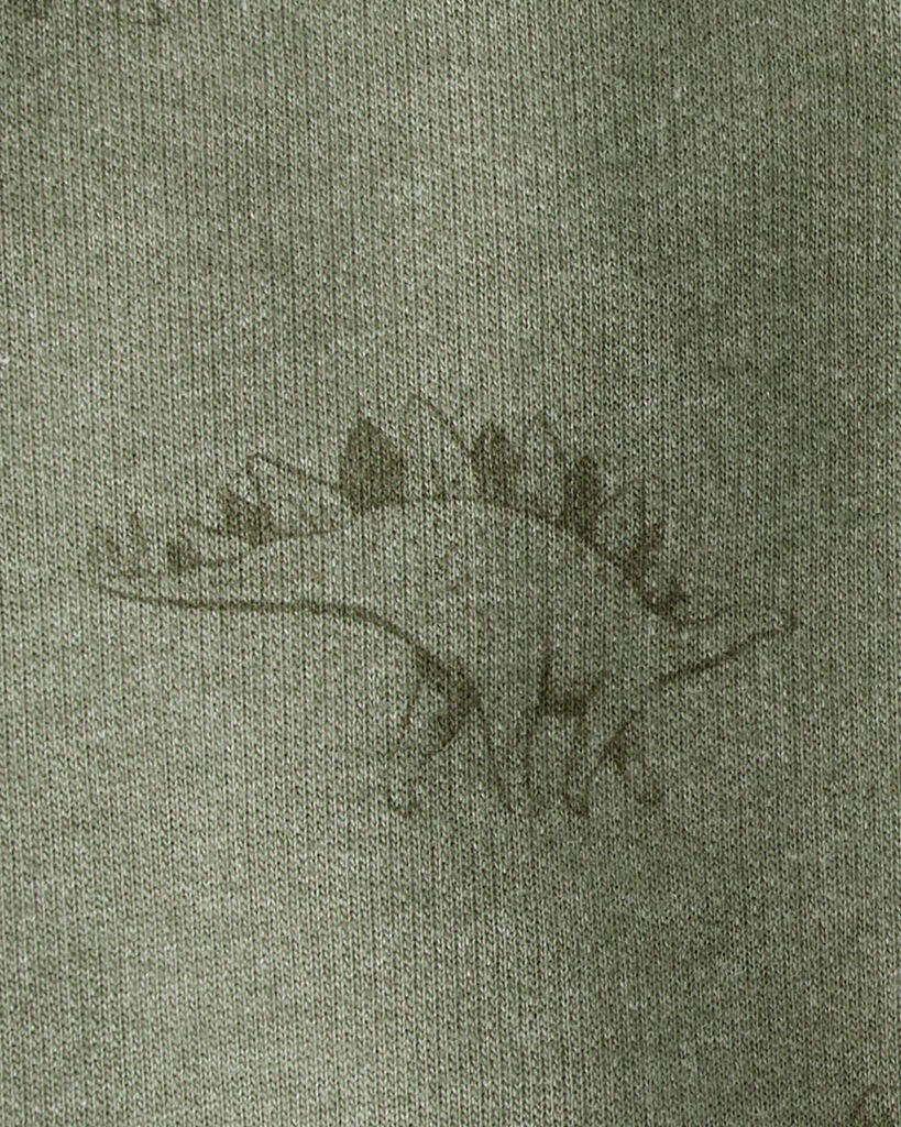 slide 3 of 3, Carter's Toddler Boy Dinosaur French Terry Jogger - Green Green 3T, 1 ct