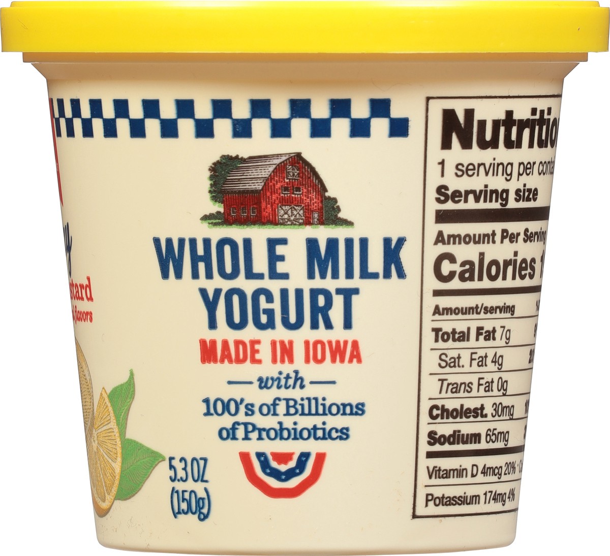 slide 8 of 9, AE Dairy Lemon Custard Whole Milk Yogurt 5.3 oz, 5.3 oz