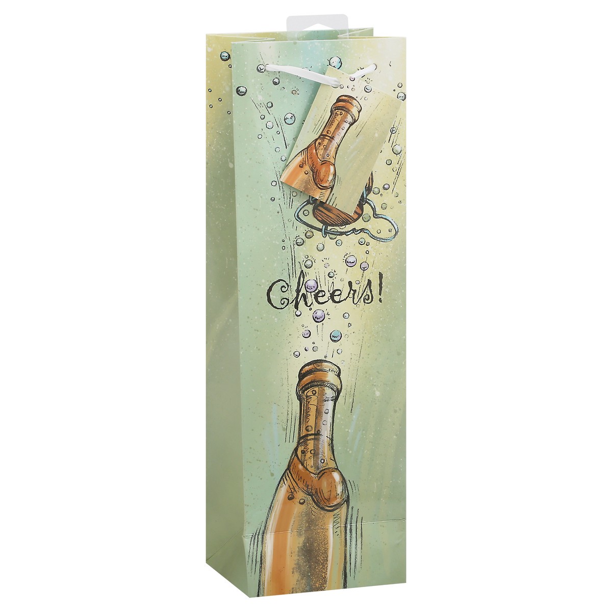 slide 10 of 11, Cakewalk Pop Goes the Party Illustrated Wine Bag, 1 ct