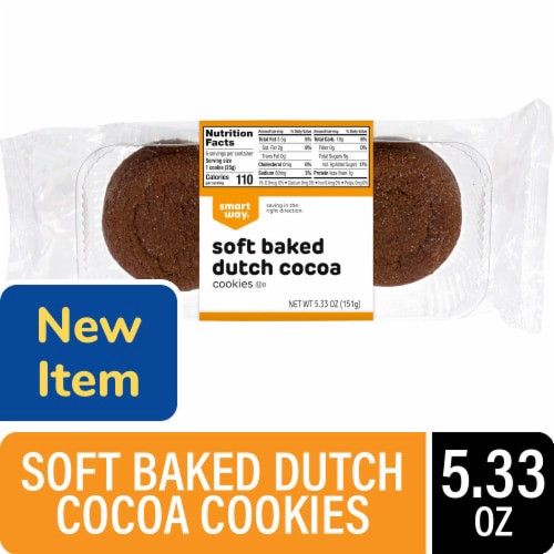 slide 1 of 1, Smart Way™ Soft Baked Dutch Cocoa Cookies, 5.33 oz