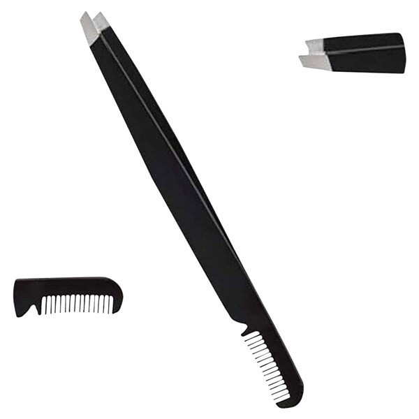 slide 3 of 5, Global Exchange Tweezer Black, 1 ct