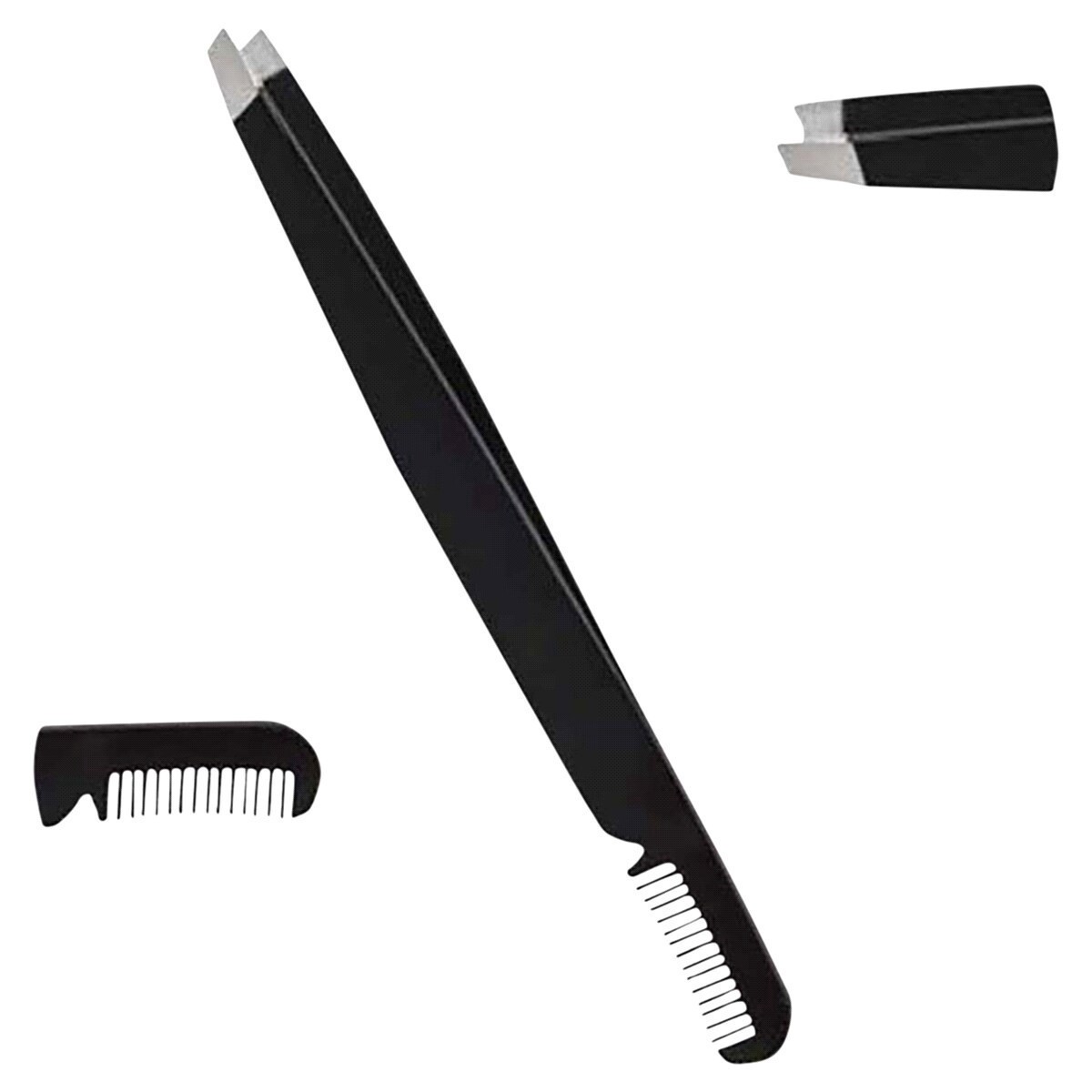 slide 4 of 5, Global Exchange Tweezer Black, 1 ct