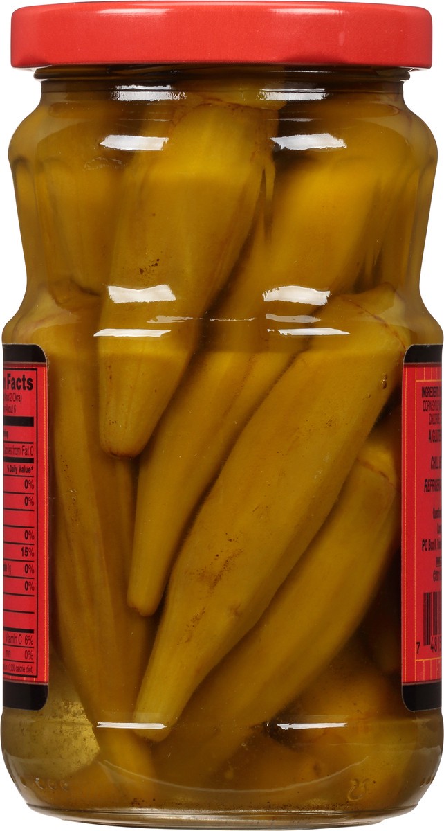 slide 3 of 12, Trappey's Hot Cocktail Okra - 12 fl oz, 12 fl oz
