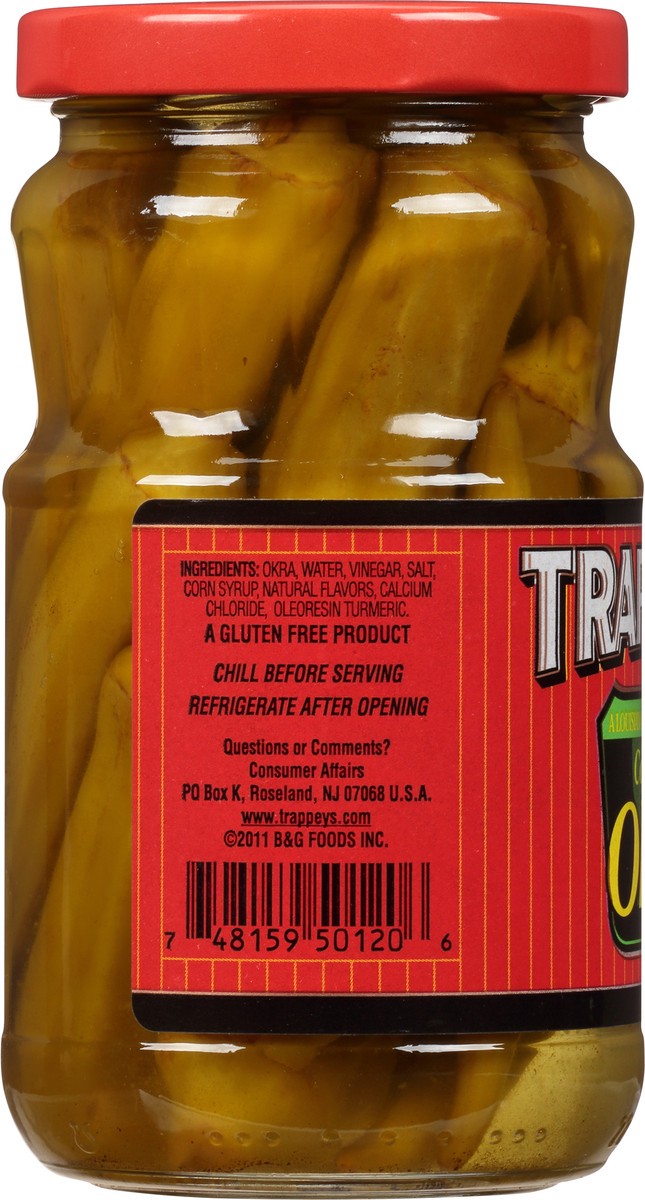 slide 12 of 12, Trappey's Hot Cocktail Okra - 12 fl oz, 12 fl oz