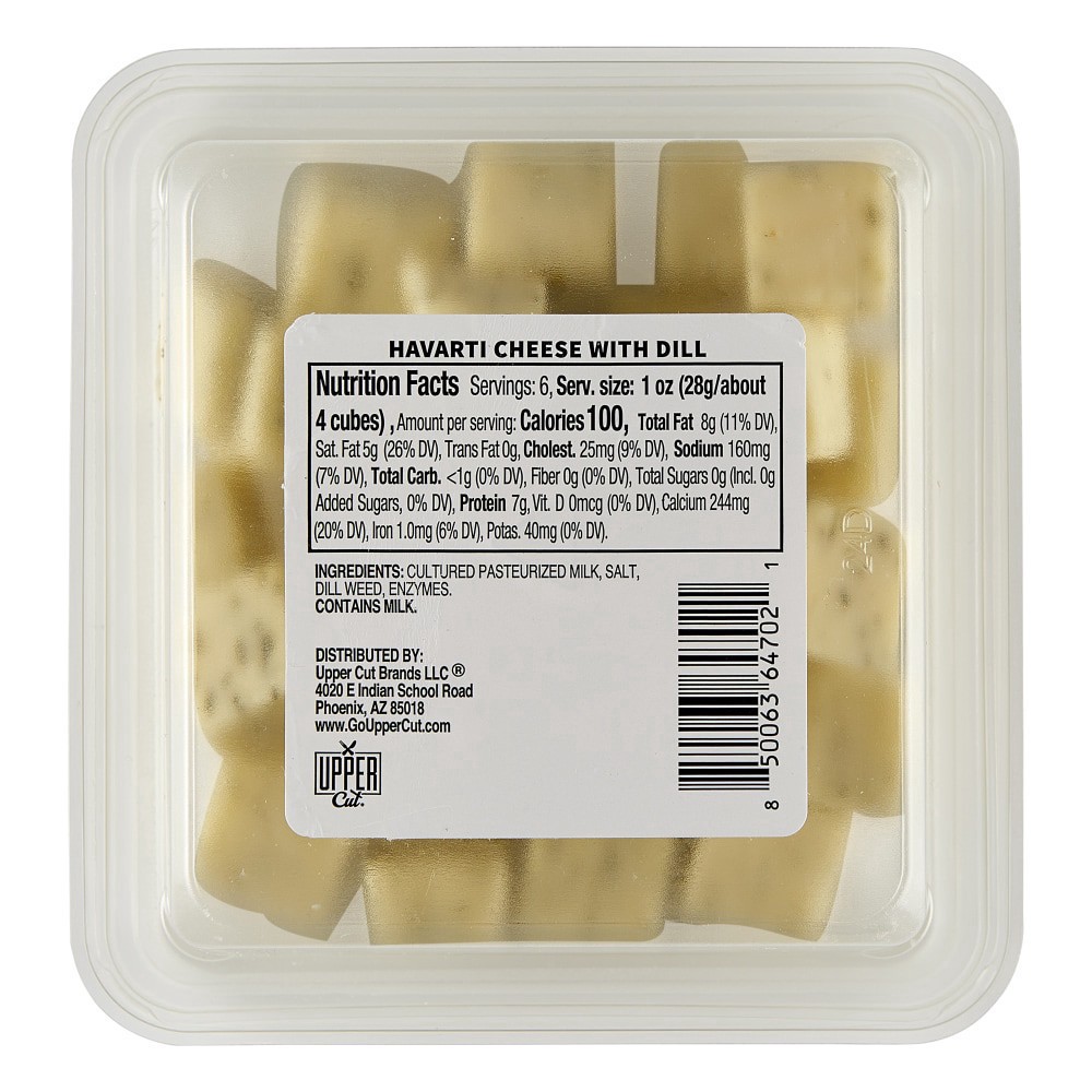 slide 2 of 6, Uppercut Dill Havarti Block Cheese, 6 oz