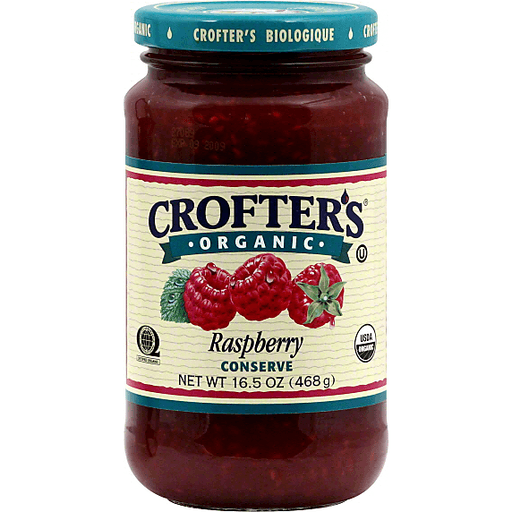 slide 3 of 4, Crofter's Premium Spread Seedless Raspberry Organic, 16 oz
