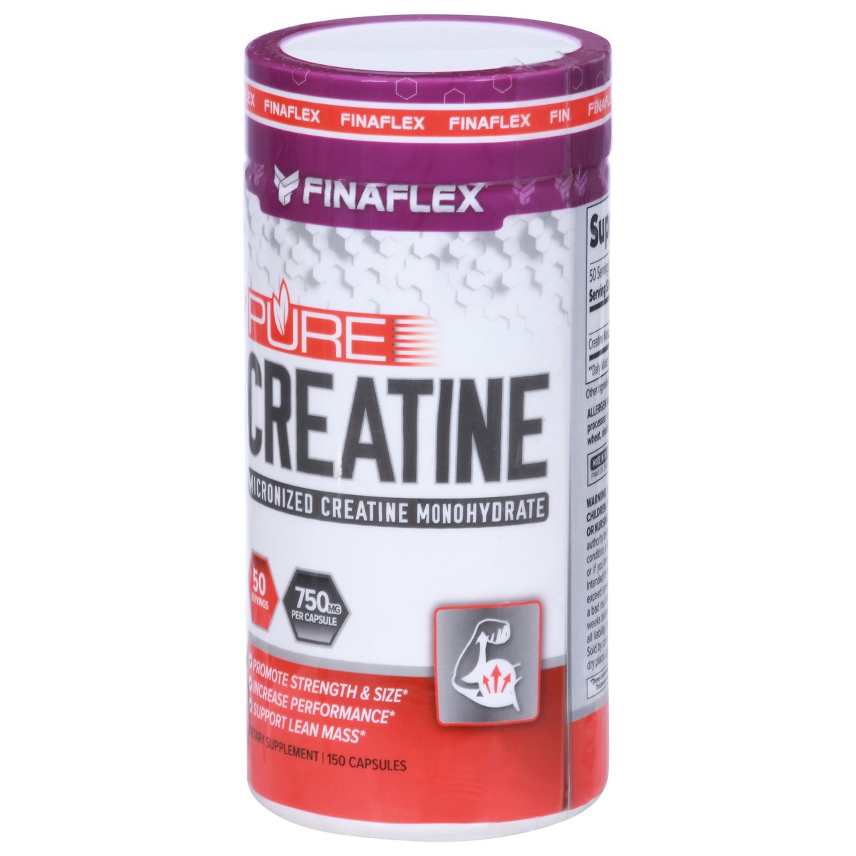 slide 5 of 9, FINAFLEX Pure Creatine 150 Capsules, 150 ct