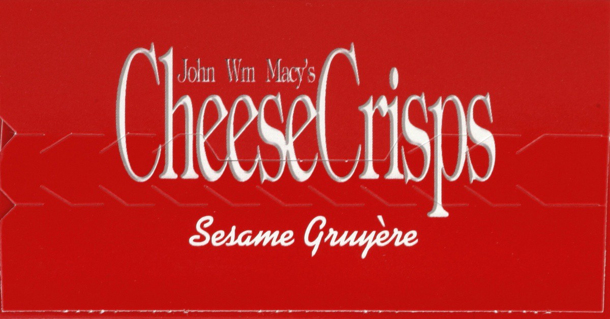 slide 2 of 4, John Wm. Macy's Cheese Crisps 4.5 oz, 4 oz