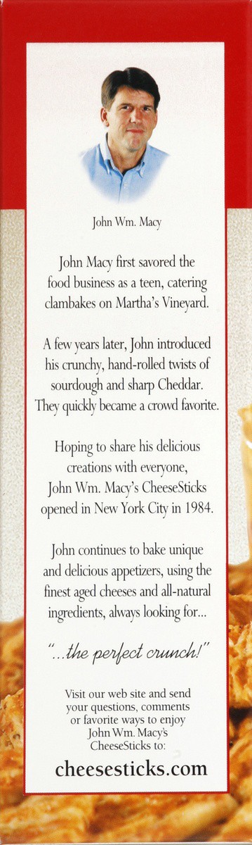 slide 3 of 4, John Wm. Macy's Cheese Crisps 4.5 oz, 4 oz