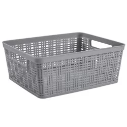 Everyday Living Gray Medium Wicker Basket, 1 ct
