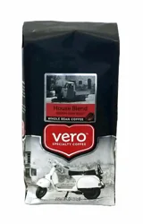 Vero House Blend Medium Dark Roast Whole Bean Coffee- 12 oz