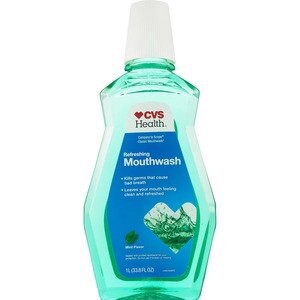 slide 1 of 1, CVS Health Mouthwash, Mint, 1 L, 33.8 fl oz; 1 liter