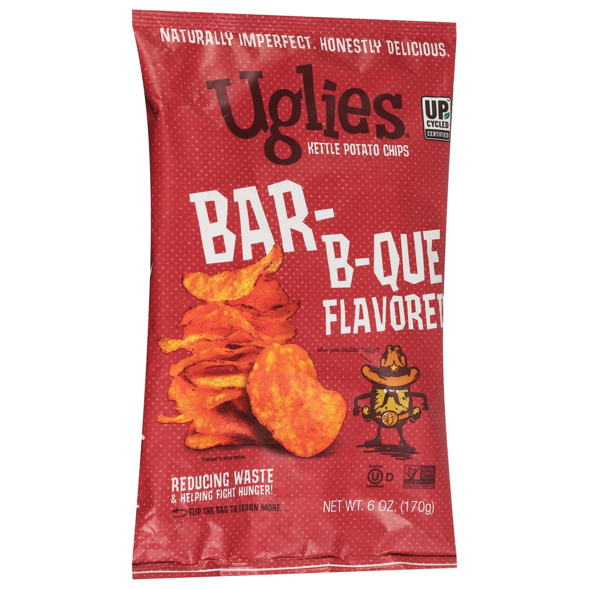 slide 2 of 13, Uglies Kettle Bar-B-Que Flavored Potato Chips 6 oz, 6 oz