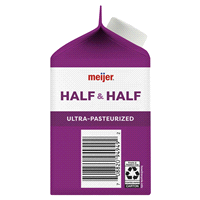 slide 3 of 9, Meijer Half & Half Creamer, Pint, 16 oz