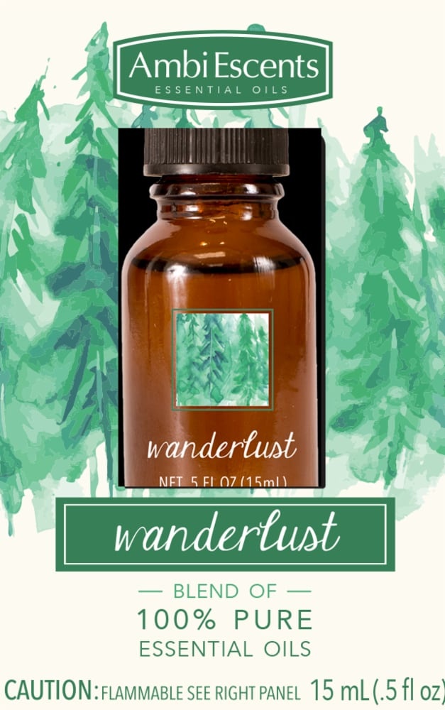 slide 1 of 1, AmbiEscents Wanderlust Essential Oils Blend, 0.5 oz