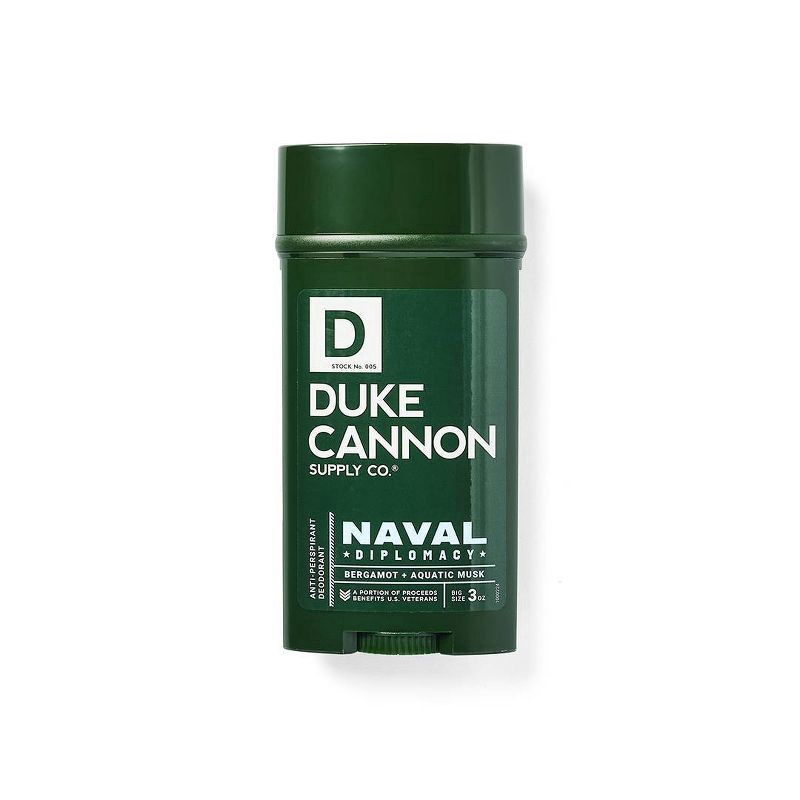 slide 2 of 4, Duke Cannon Naval Diplomacy Bergamot + Aquatic Mask Anti-Perspirant/Deodorant 3 oz, 3 oz