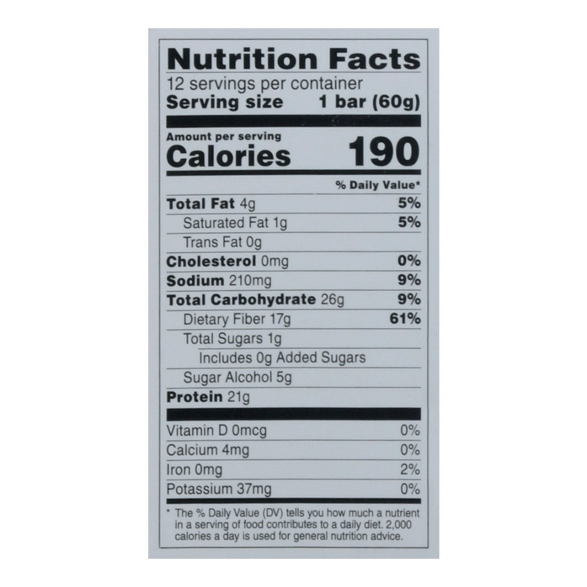 slide 4 of 14, No Cow Chunky Peanut Butter Protein Bar 12 - 2.12 oz Bars, 12 ct