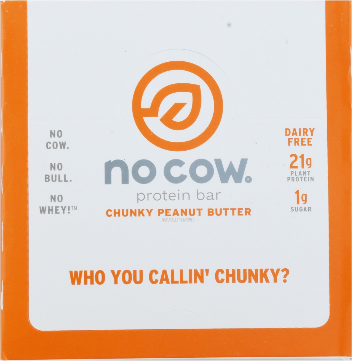 slide 5 of 14, No Cow Chunky Peanut Butter Protein Bar 12 - 2.12 oz Bars, 12 ct