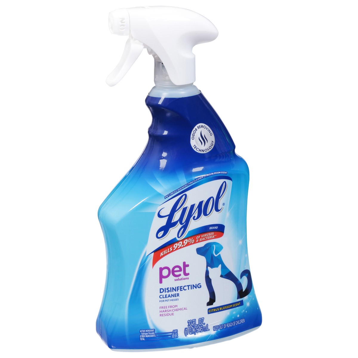 slide 2 of 9, Lysol Pet Solutions – Disinfecting Cleaning Spray, Citrus Blossom Scent, 32 Fl Oz. , 32 oz