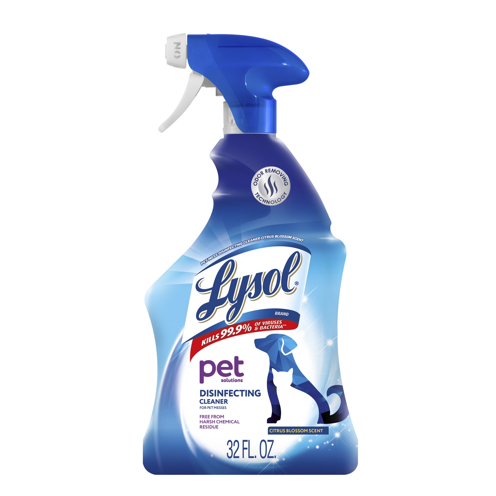 slide 1 of 9, Lysol Pet Solutions – Disinfecting Cleaning Spray, Citrus Blossom Scent, 32 Fl Oz. , 32 oz