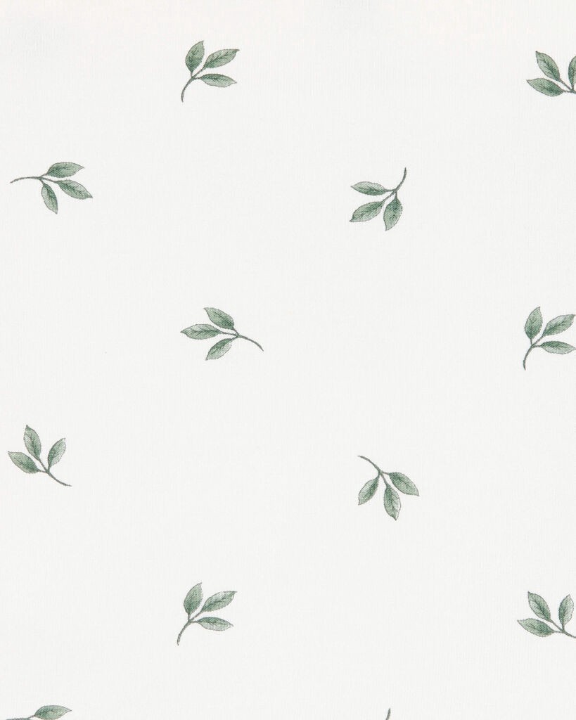 slide 2 of 2, Carter's Baby Leaf Print PurelySoft Blanket - Ivory Ivory OSZ, 1 ct