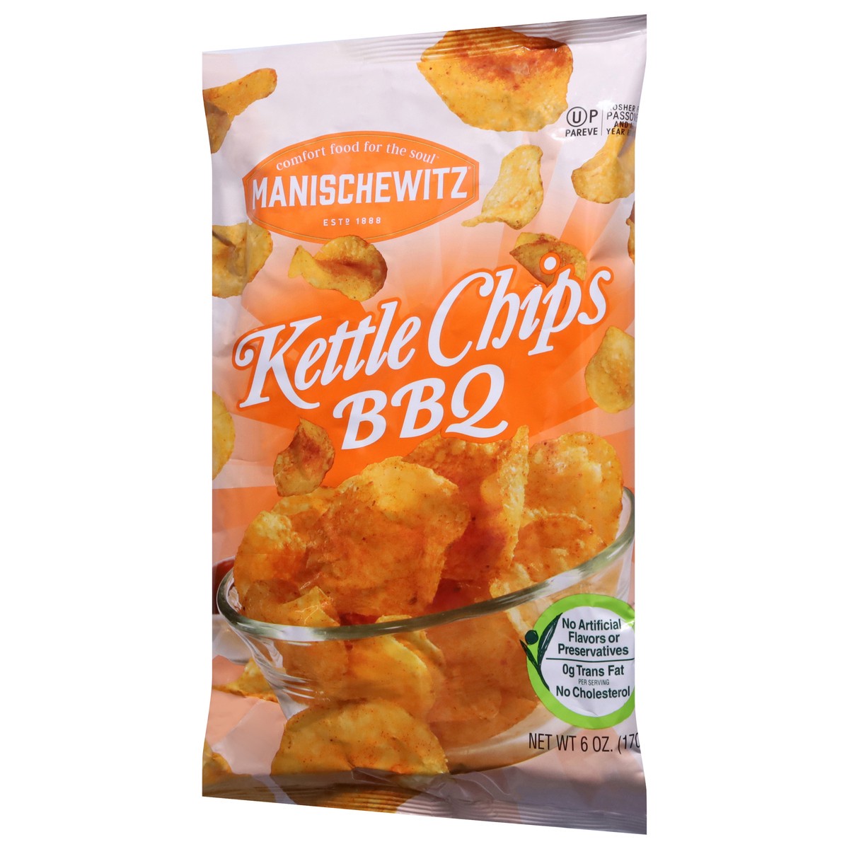 slide 13 of 14, Manischewitz BBQ Kettle Chips 6 oz, 6 oz