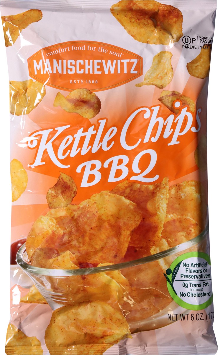 slide 4 of 14, Manischewitz BBQ Kettle Chips 6 oz, 6 oz