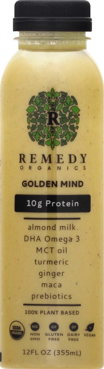 slide 1 of 13, Remedy Organics Golden Milk Organic - 12 fl oz, 12 fl oz