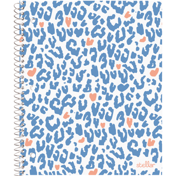 slide 1 of 3, Office Depot Brand Stellar Poly Notebook, 8-1/2'' X 11'', 1 Subject, College Ruled, 160 Pages (80 Sheets), Cheetah, 80 ct