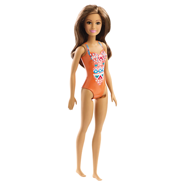 slide 1 of 1, Barbie Teresa Beach Doll, 1 ct