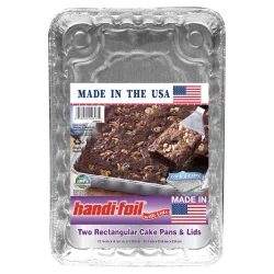 Handi-foil Eco-Foil Rectangular Cake Pans Lids