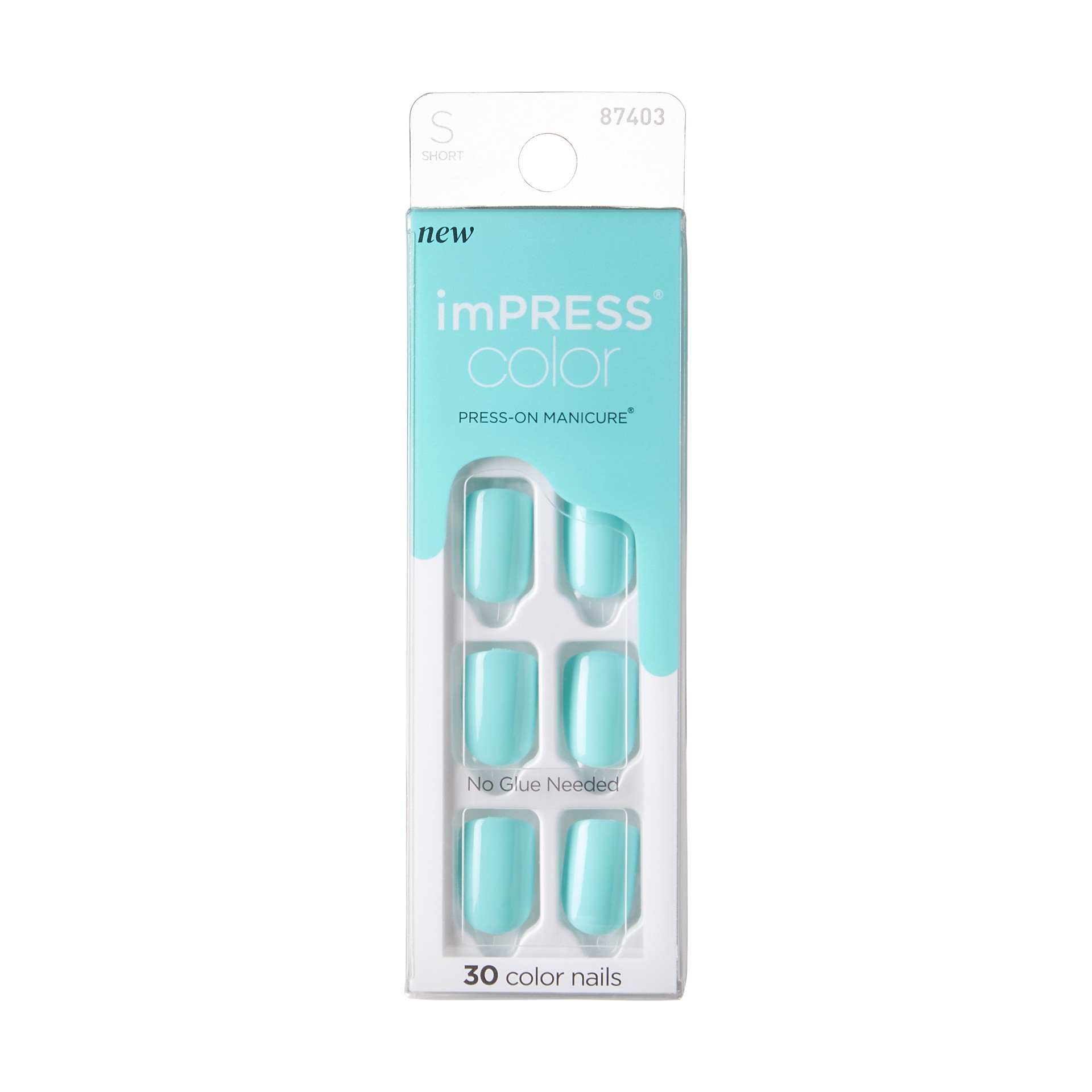 slide 1 of 5, imPRESS KISS imPRESS Color Press-On Nails, 'Abstract', 30 Count, 1 ct