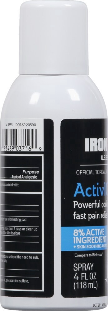 slide 2 of 4, Ironman® ActivICE™ Cooling Spray, 4 fl oz