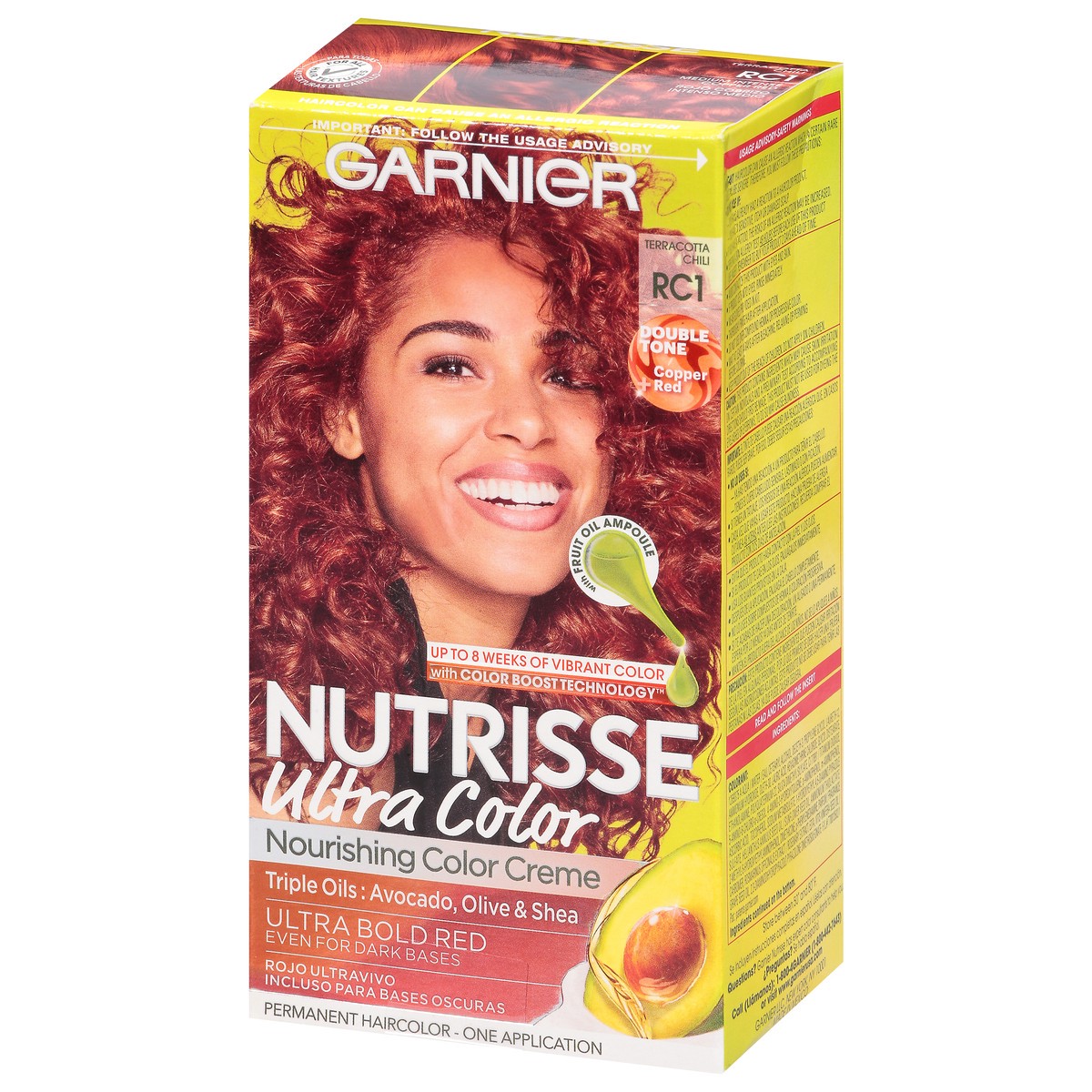 slide 8 of 11, Garnier Ultra Color Terracotta Chili RC1 Permanent Haircolor 1 ea, 1 set