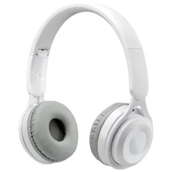 Ilive Driver Built-In Microphone Aux In And On-Ear Controls Wireless Headphones - White