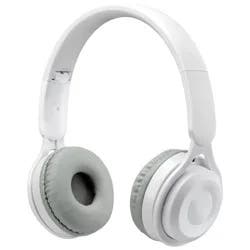 Ilive Driver Built-In Microphone Aux In And On-Ear Controls Wireless Headphones - White