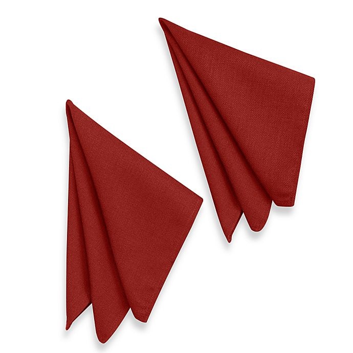 slide 1 of 1, Keeco Basketweave Napkins - Cherry, 2 ct