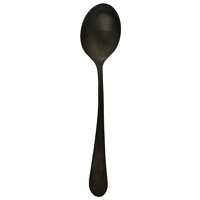 slide 1 of 1, Gourmet Settings Windermere Teaspoon - Black, 1 ct