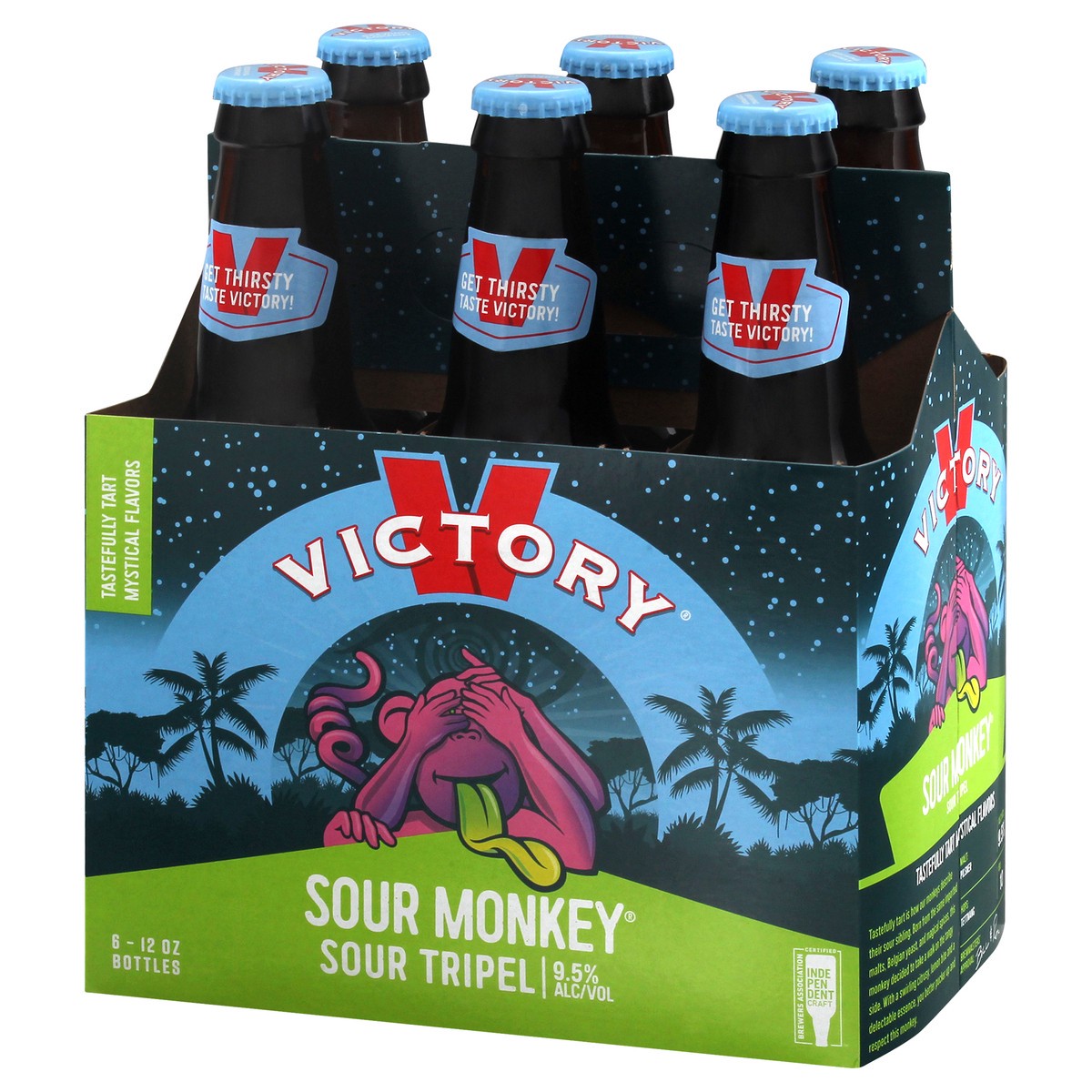 slide 4 of 9, Victory Brewing Company Sour Tripel Sour Monkey Beer 6 ea, 6 ct; 12 oz