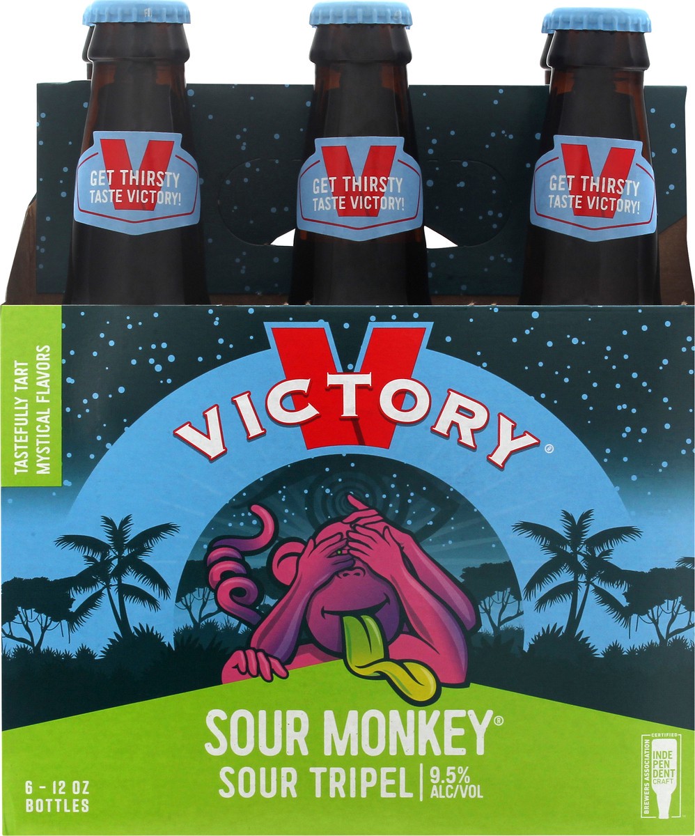 slide 9 of 9, Victory Brewing Company Sour Tripel Sour Monkey Beer 6 ea, 6 ct; 12 oz