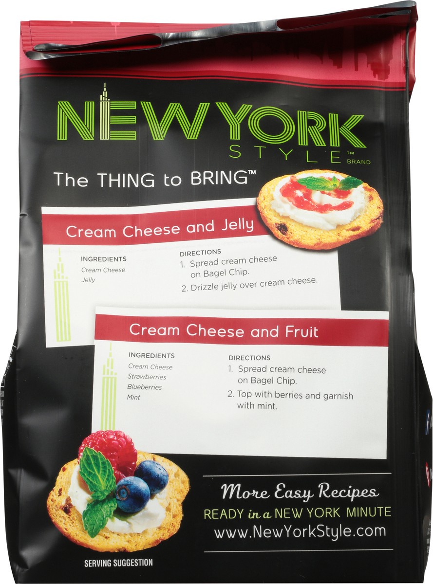 slide 5 of 9, New York Style Authentic Baked Cinnamon Raisin Bagel Crisps 6 oz, 6 oz