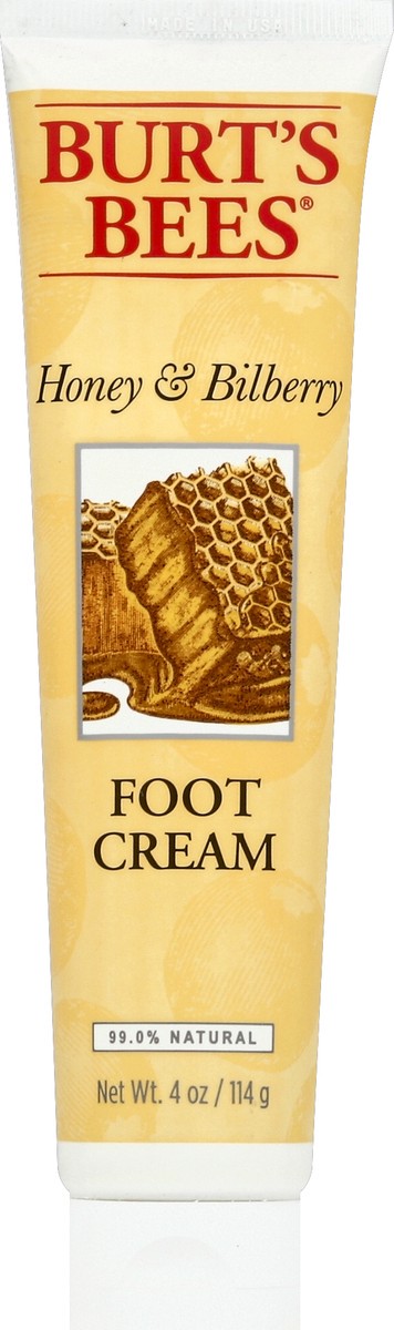 slide 3 of 3, Burt's Bees Honey & Bilberry Foot Cream, 4 Oz, 4 oz