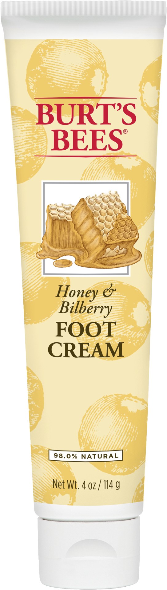 slide 1 of 3, Burt's Bees Honey & Bilberry Foot Cream, 4 Oz, 4 oz